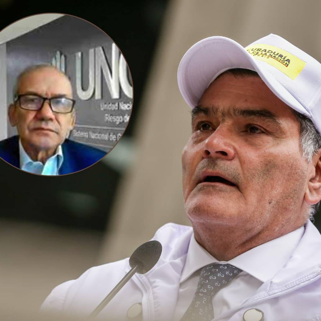 Carlos Ramón González, prófugo en Nicaragua y el procurador Gregorio Eljach. Foto: Colprensa