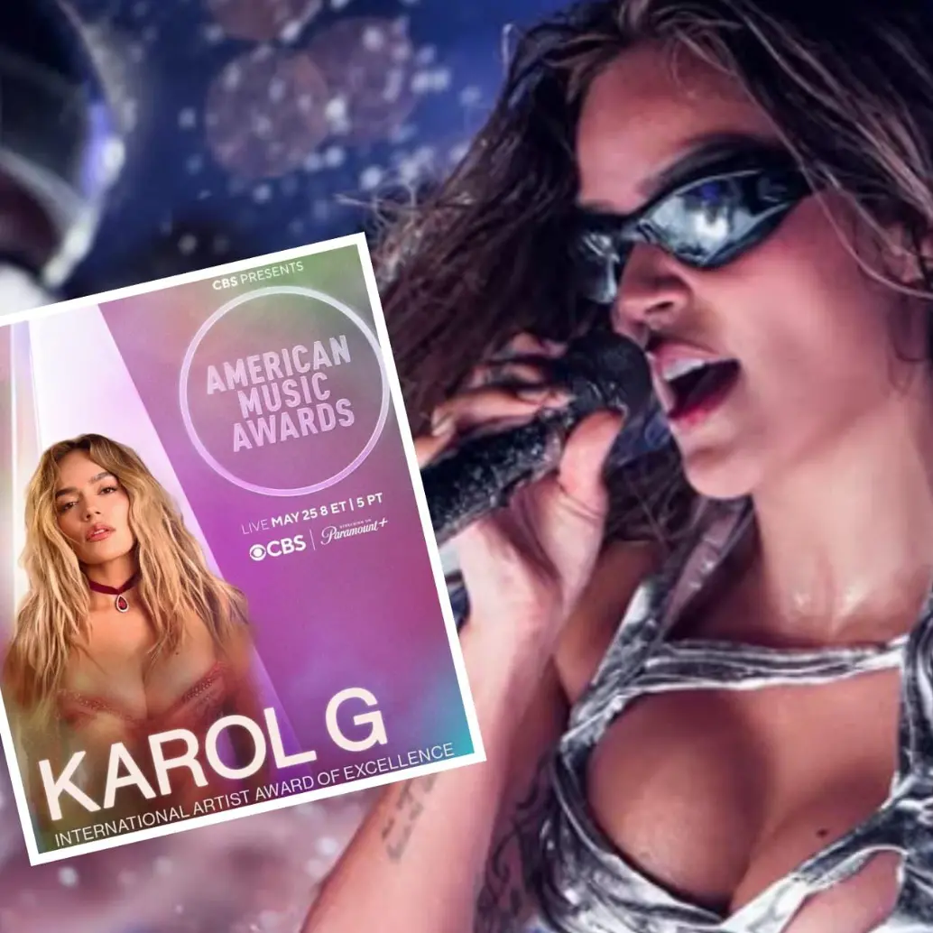 Karol G, única mujer en ganar el Grammy al Mejor Álbum de Música Urbana por su trabajo <i>Mañana Será Bonito</i>, será homenajeada en los AMAs 2026 con el Premio a la Excelencia Artística. Foto: redes sociales