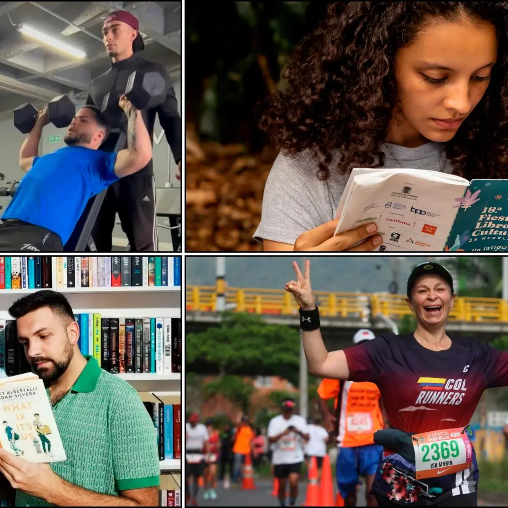 Leer más, comer mejor, hacer más ejercicio, correr una maratón, son muchas las metas que las personas se hacen a comienzo del año. Aquí unas claves y ejemplos para cumplirlas. FOTOS EL COLOMBIANO y cortesía