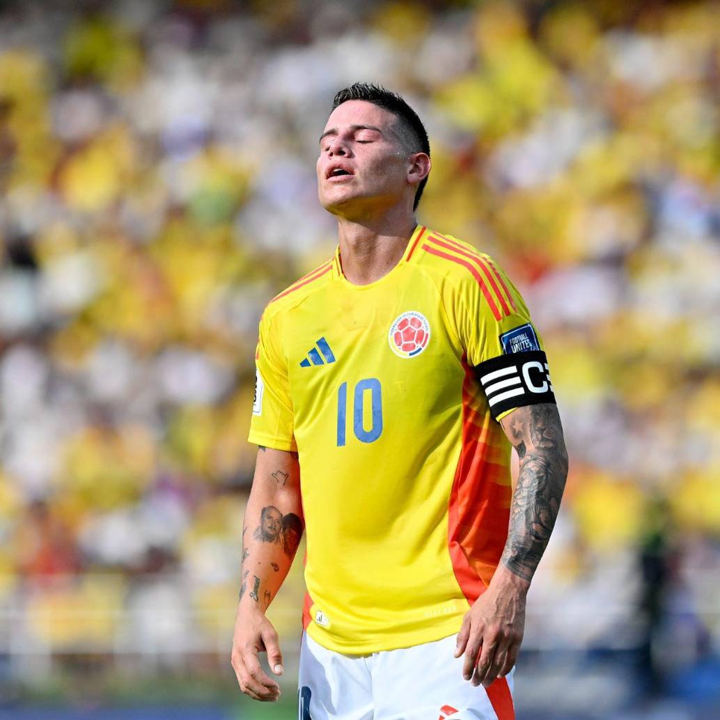 James Rodríguez salió al paso sobre los rumores que ubican a Jhon Jáder Durán en una pelea con el técnico Néstor Lorenzo. Foto: Getty Images
