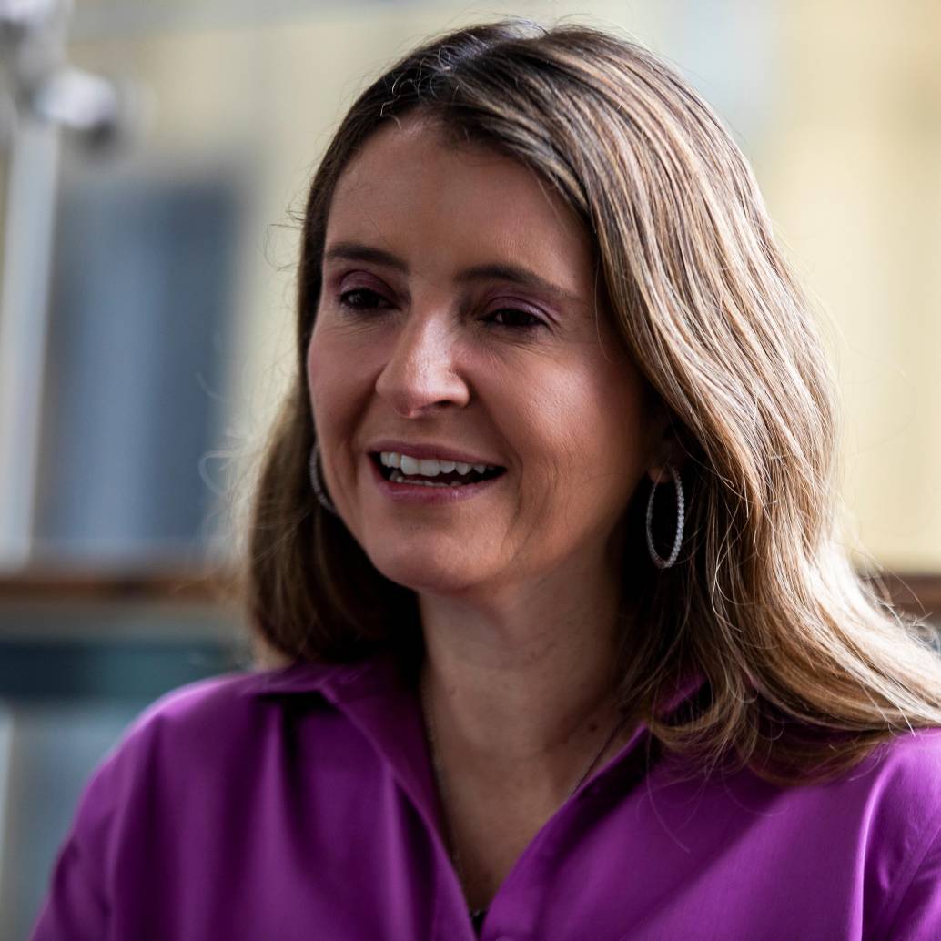 Paloma Valencia ganó la consulta interna del partido Centro Democrático. FOTO: JULIO CÉSAR HERRERA.
