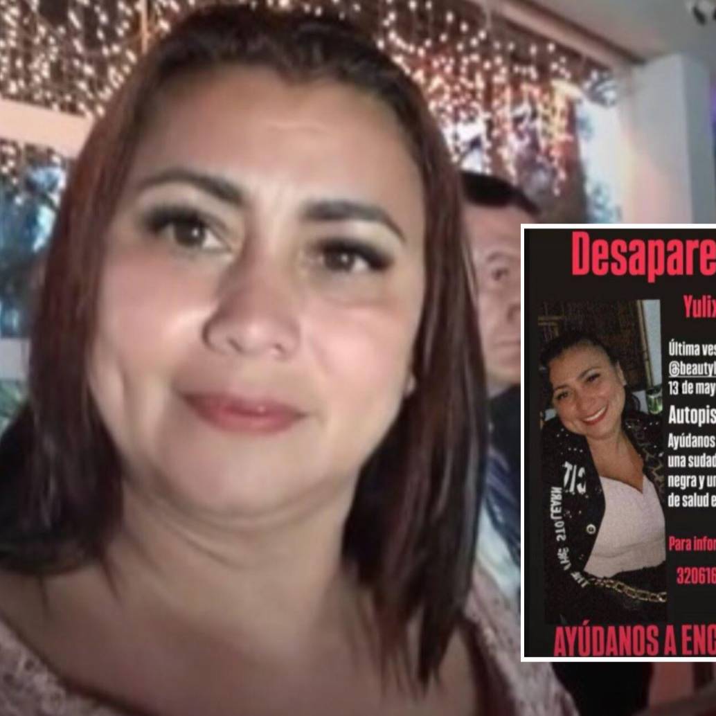Yulixa Consuelo Toloza desapareció luego de acudir a un procedimiento en un centro estético en Bogotá. Fotos: redes sociales 