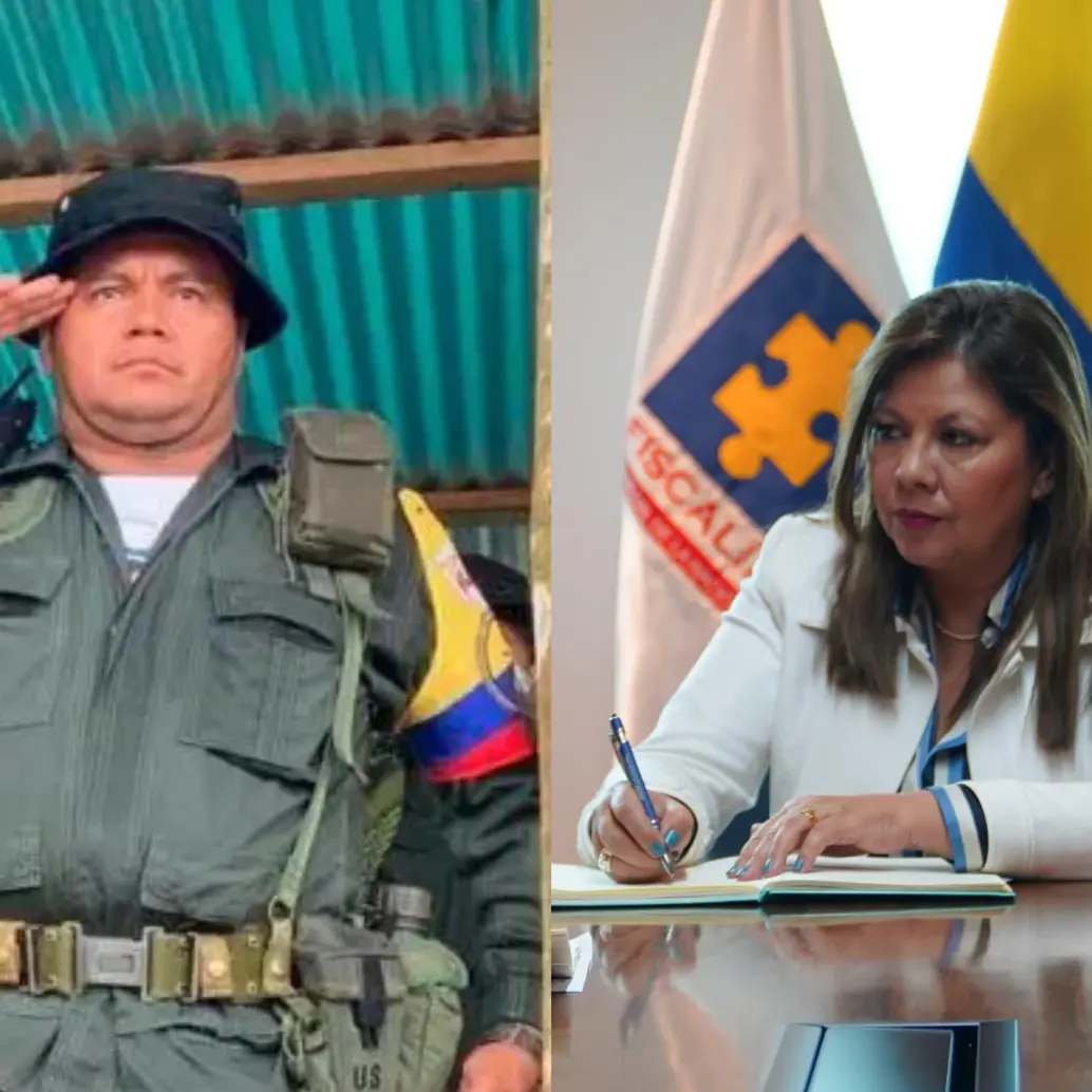 Alexander Díaz Mendoza, alias Calarcá, jefe de disidencias. Foto: Colprensa y redes sociales