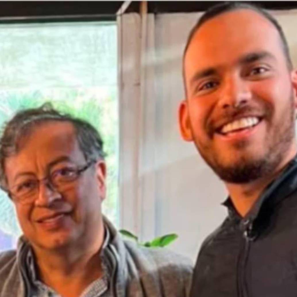 Presidente Gustavo Petro y el exasesor del DAPRE, Jaime Ramírez Cobo. Foto: redes sociales.