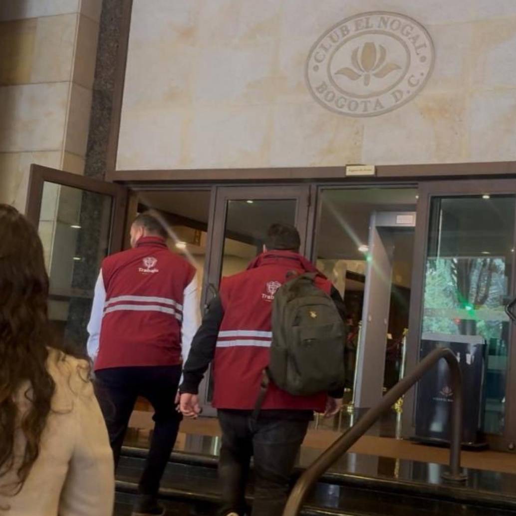 La Dirección Territorial Bogotá del Ministerio de Trabajo inició labores de inspección, vigilancia y control al Club social el Nogal por presunto despido masivo. FOTO: Redes sociales @AntonioSanguino
