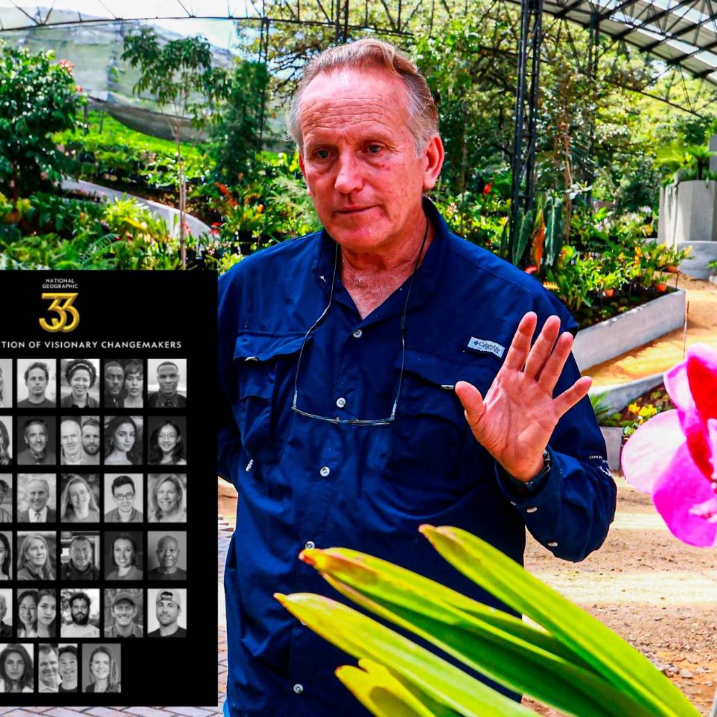 Daniel Piedrahíta es el creador de Alma del Bosque, una colección que hoy alberga 25.000 orquídeas de 5.000 especies. FOTO MANUEL SALDARRIAGA