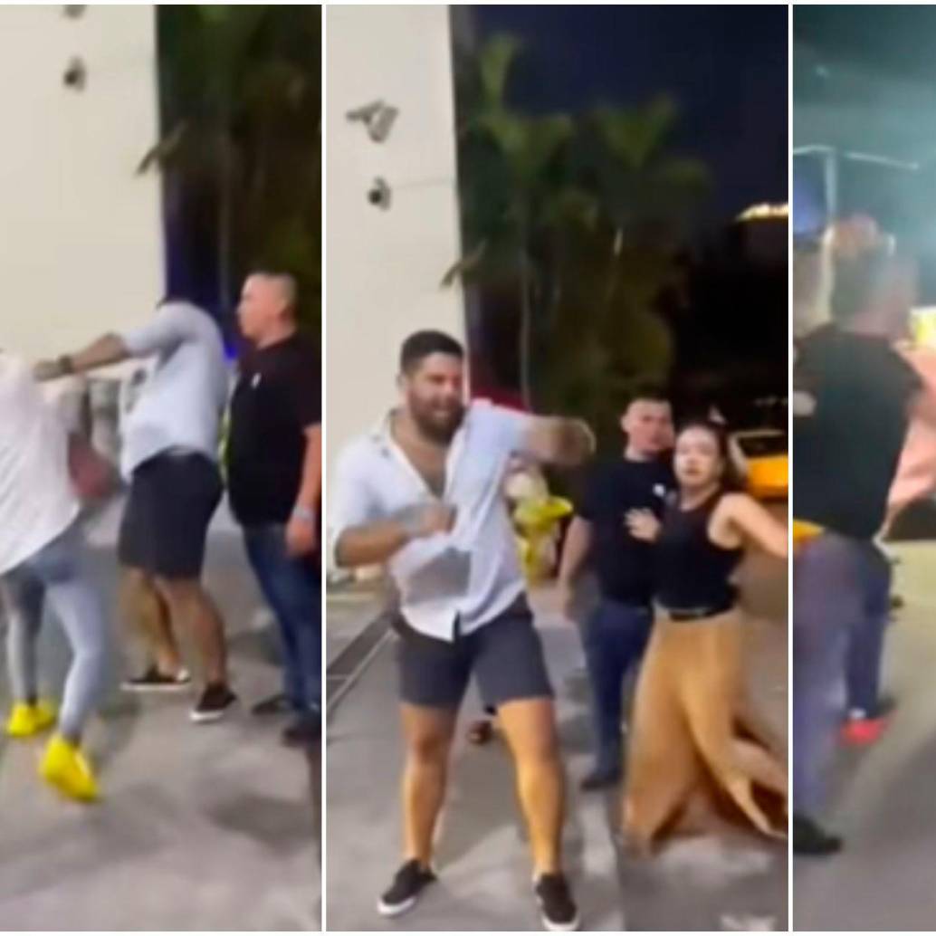 La riña que acabó con la vida de ‘Chipi Chipi’ se produjo en el parqueadero de una reconocida discoteca en Neiva. FOTOS: Capturas de video