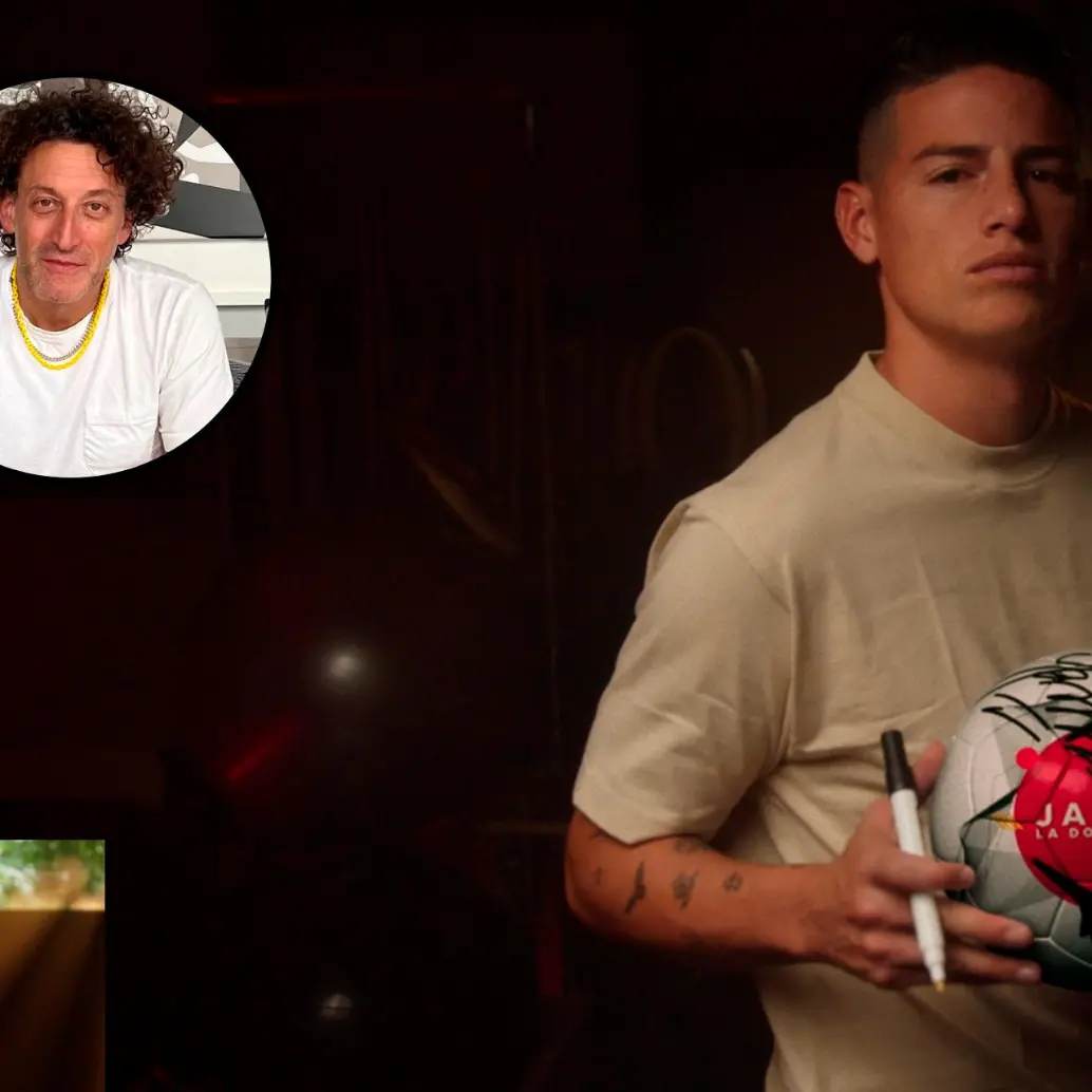 Simón Brand, en el círculo, es el director de James, el documental que estrenará Netflix la próxima semana sobre la vida del 10 de la Selección Colombia. FOTOS Cortesía
