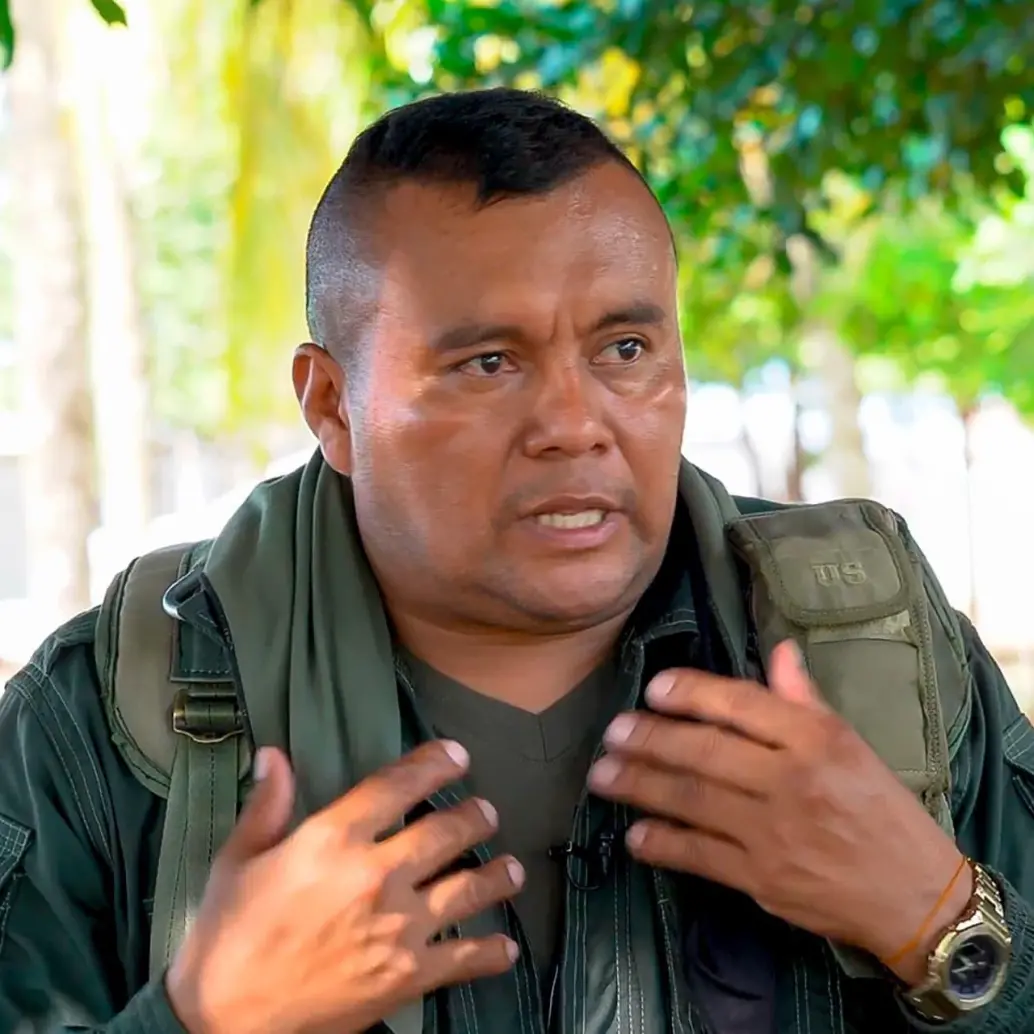 Alias Calarcá, jefe disidente del Estado Mayor de los Bloques y Frente. Foto: captura de video