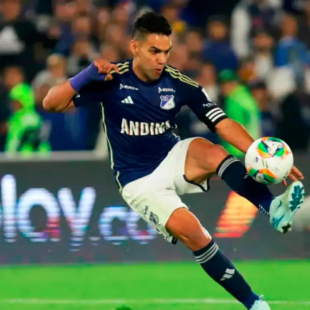 Falcao García, de 39 años, suma 12 goles con Millonarios desde que llegó en agosto de 2024. FOTO: COLPRENSA