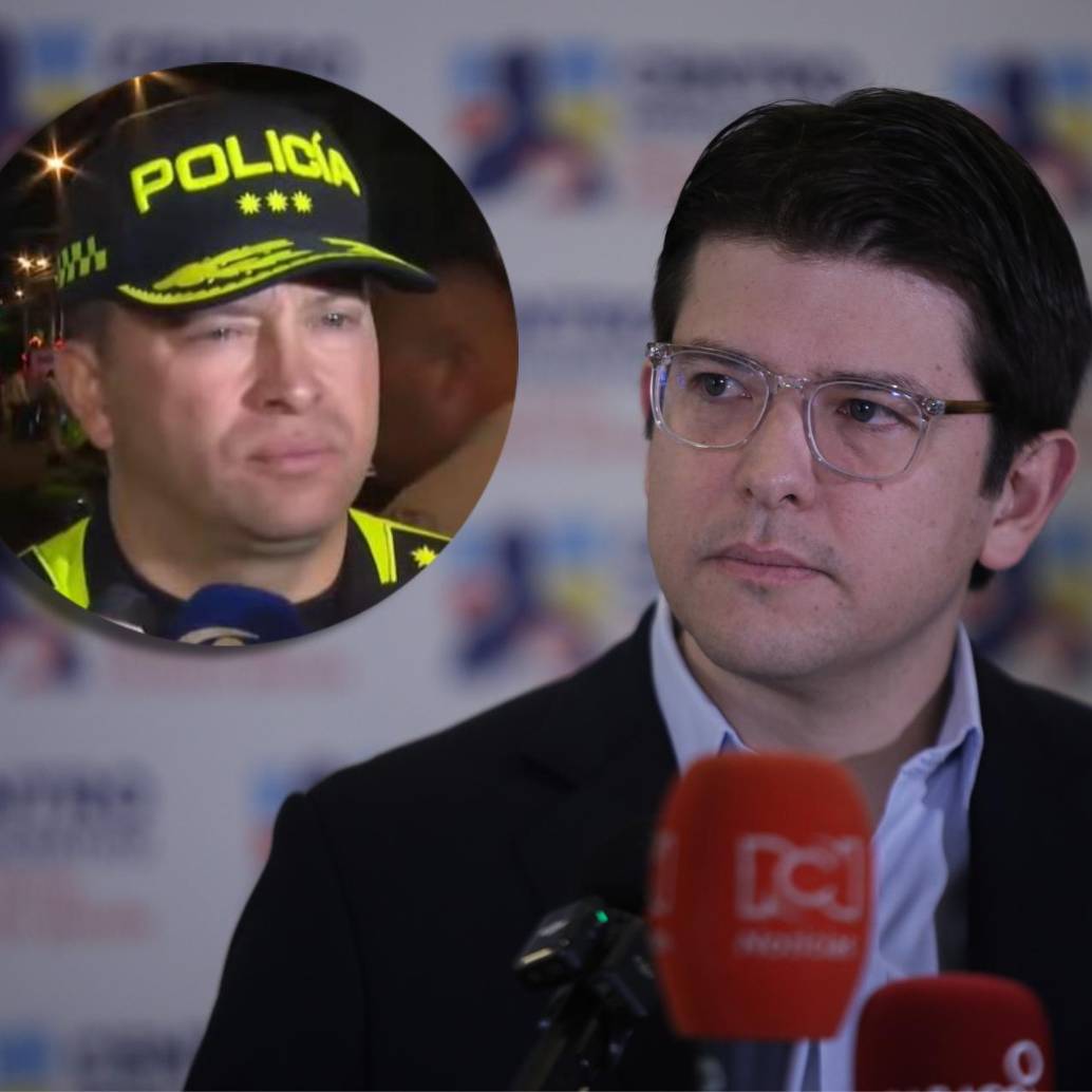 El general Carlos Triana, director de la Policía Nacional, confirmó la aprehensión de un menor tras el atentado contra el senador Miguel Uribe. FOTO Colprensa-archivo