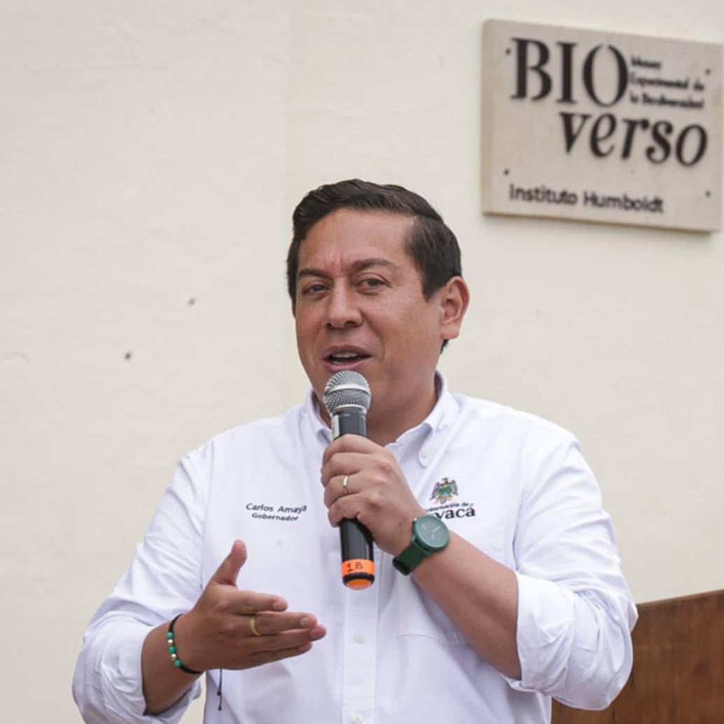 Carlos Amaya gobernador de Boyacá. Foto: Colprensa