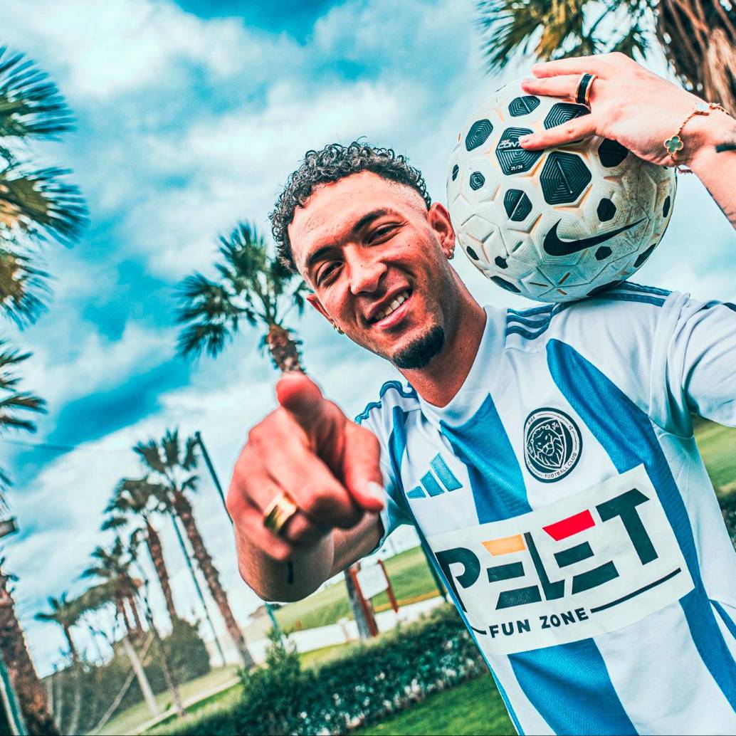 La imagen de presentación de Andrés Salazar en su nuevo club en Letonia. FOTO RIGA FC