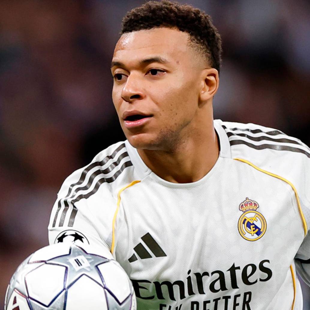 El atacante francés Kylian Mbappé, de 27 años, es el goleador de la Liga de Campeones de la Uefa esta temporada. Foto: tomada del x de @RealMadridCF