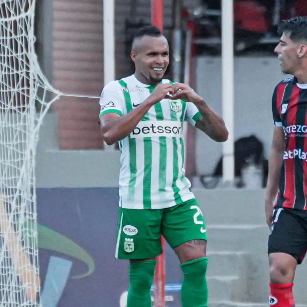 Andrés Sarmiento fue uno de los goleadores en el partido entre Nacional y Cucuta por Copa BetPlay. FOTO: Redes sociales Atlético Nacional