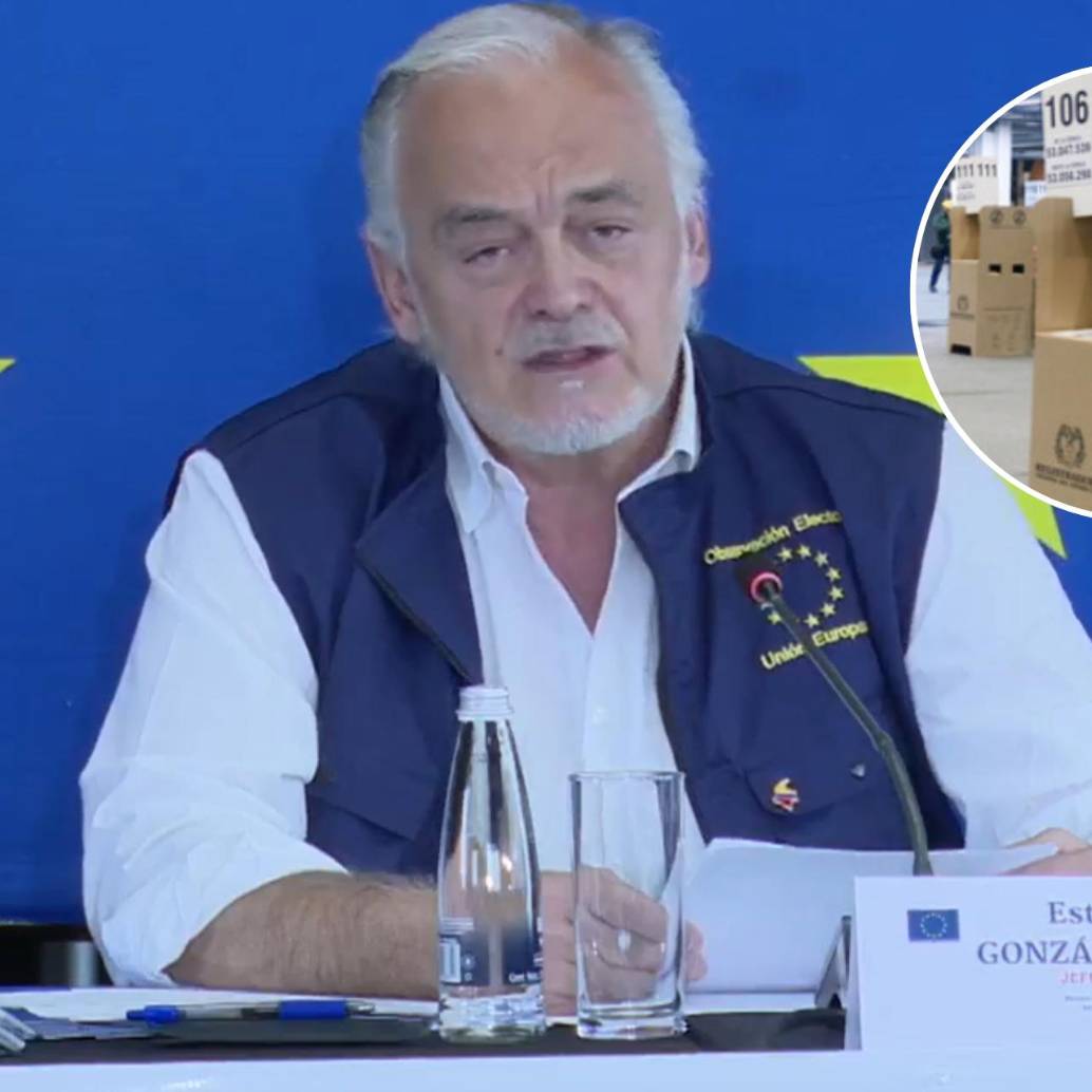 Las declaraciones las dio el jefe de la misión, Esteban González Pons, en una rueda de prensa. Foto: Redes sociales. 