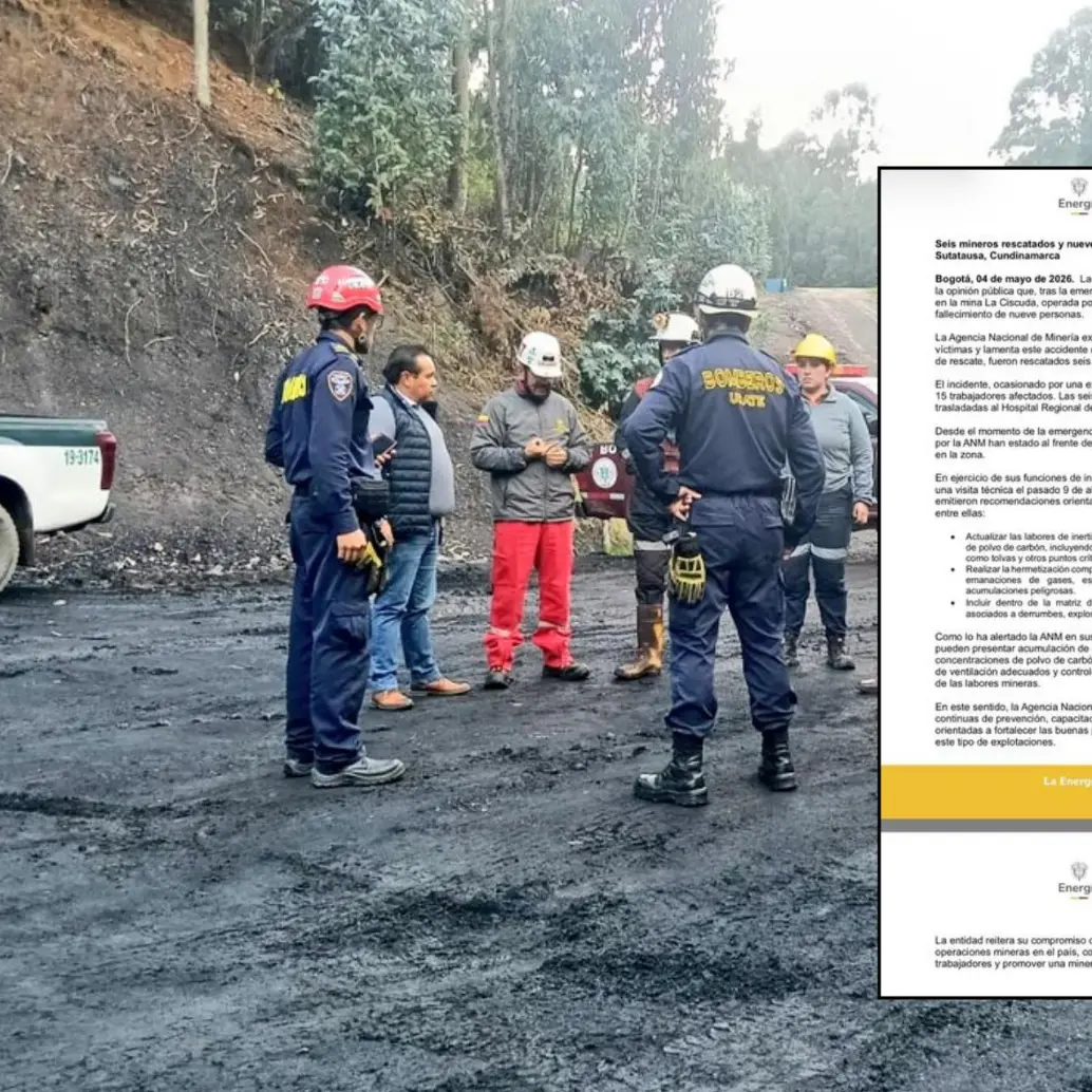 El gobernador de Cundinamarca, Jorge Emilio Rey, envió un mensaje de condolencias a las familias de los trabajadores fallecidos. Foto: Redes sociales.