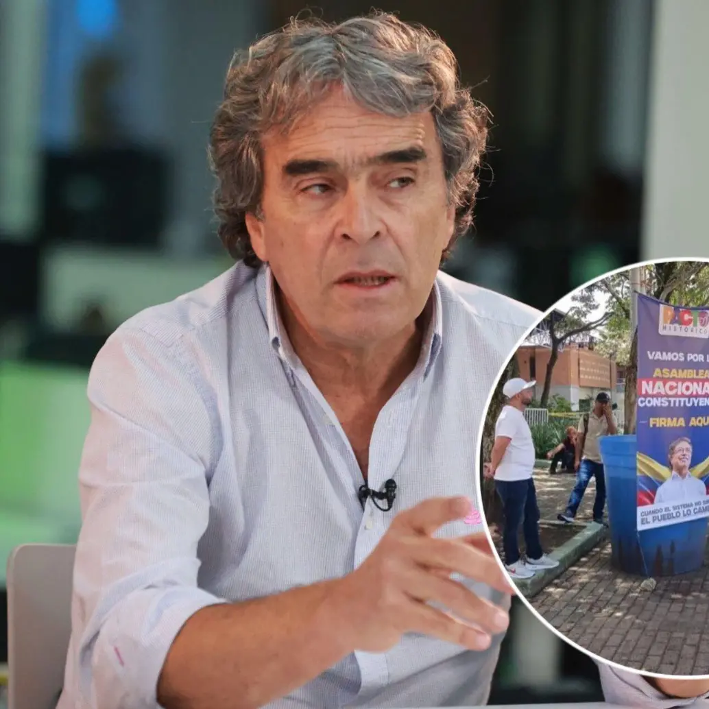 El candidato presidencial Sergio Fajardo busca que se lleve a la urnas la iniciativa de un artículo de estabilidad constitucional. Fotos: Manuel Saldarriaga Quintero - EL COLOMBIANO