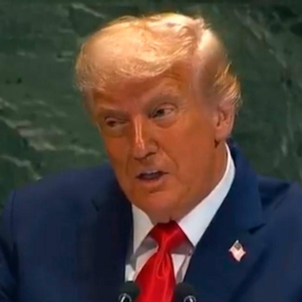 El presidente de Estados Unidos, Donald Trump, volvió a intervenir en la Asamblea General de la ONU. FOTO: Captura de video X @WhiteHouse