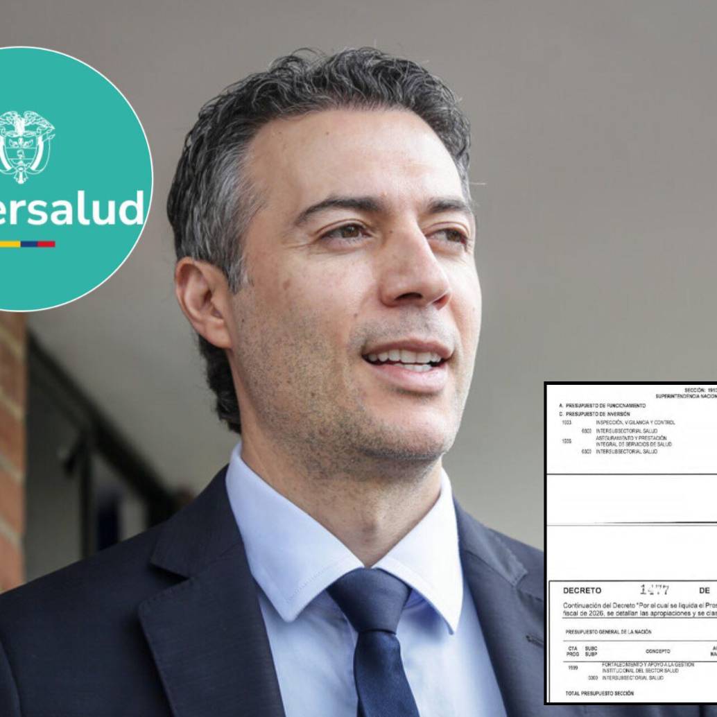 Daniel Quintero pasaría a manejar más de 562 mil millones de pesos pese a estar investigado por corrupción. Fotos: Colprensa, Suipersalud y captura Decreto 1477 de 2025