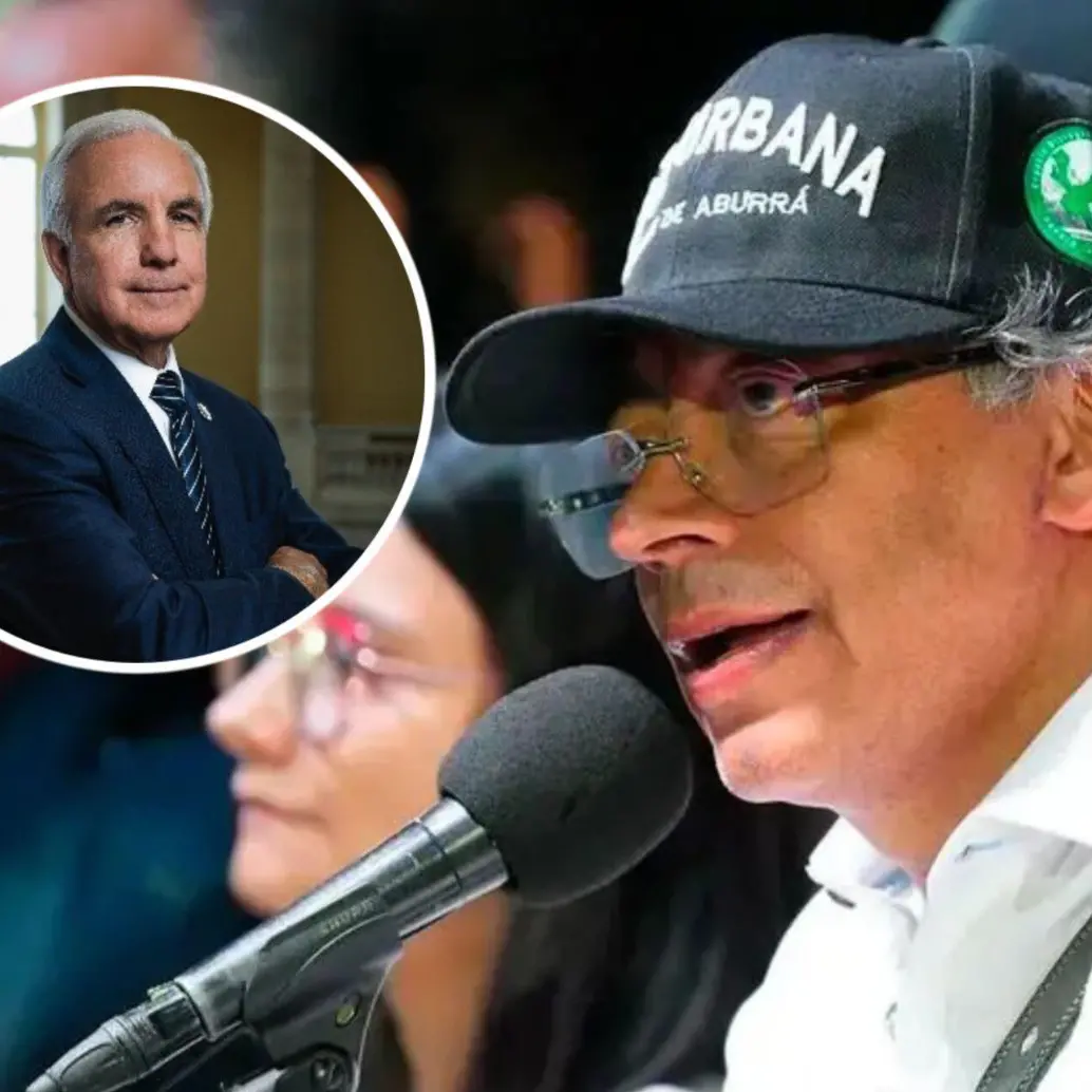 El congresista calificó a Petro como un peón de Maduro y lo acusó de hacer a Colombia un hazme reír. Fotos: Presidencia y redes sociales 