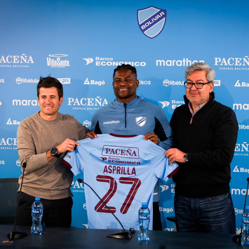 Dairon Asprilla jugará nuevamente en el exterior, esta vez, en el Bolívar de Bolivia. FOTO: <b>X Bolivar_Oficial</b>
