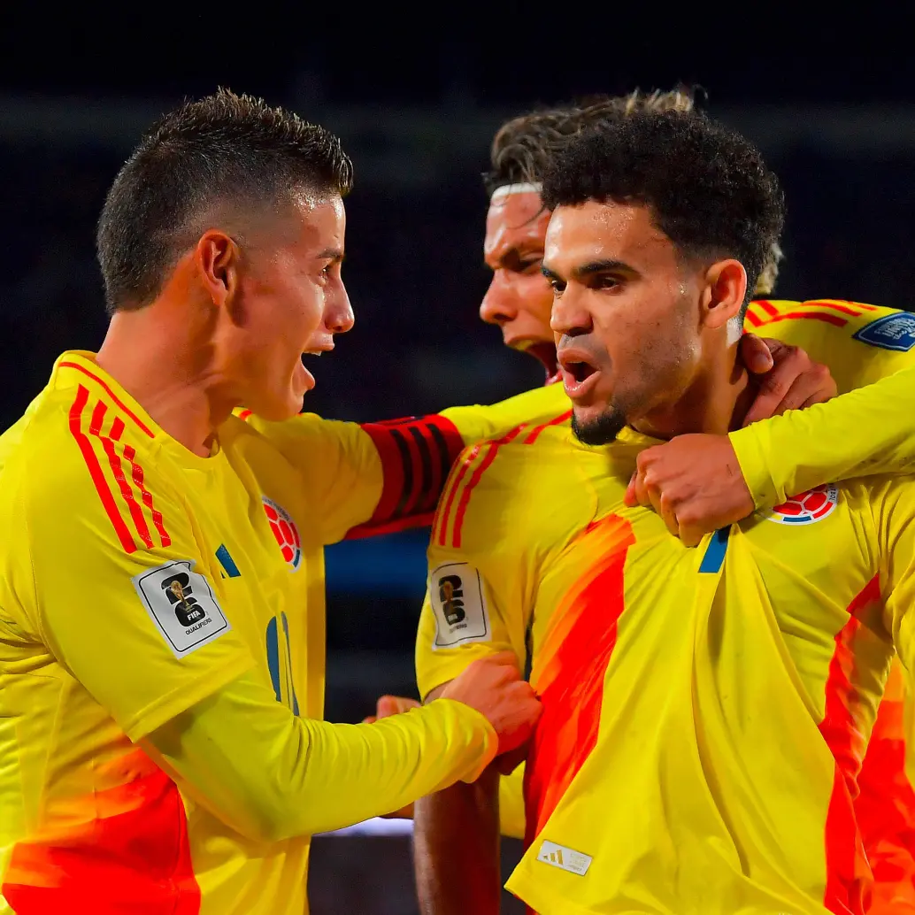 James Rodríguez y Luis Díaz se confirmaron como los grandes líderes de Colombia en 2025 y como los ejes del equipo de Néstor Lorenzo. Alrededor de ellos girará la Selección en el Mundial. <span class="mln_uppercase_mln">FOTO</span><b><span class="mln_uppercase_mln"> getty</span></b>