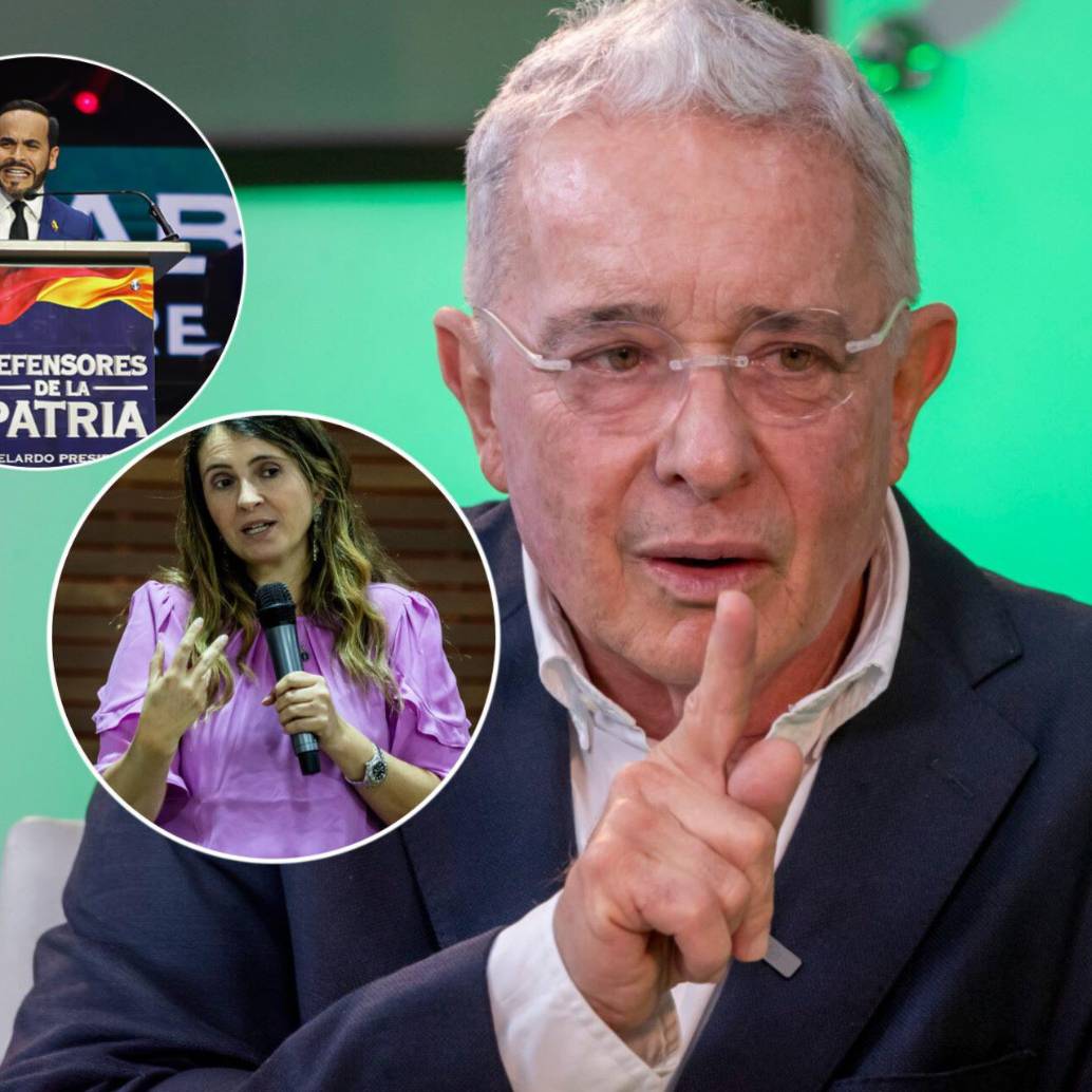 El expresidente Álvaro Uribe Vélez ha manifestado en varias ocasiones que, en caso de que Paloma Valencia no llegue a segunda vuelta, apoyaría a Abelardo de la Espriella. Fotos: Juan Antonio Sánchez Ocampo, Jaime Pérez Munévar y Colprensa