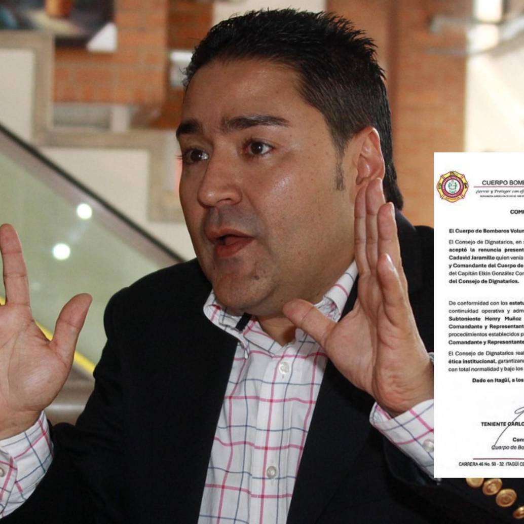 El político y bombero Misael Cadavid, hoy involucrado en un escándalo de corrupción. FOTO: EL COLOMBIANO