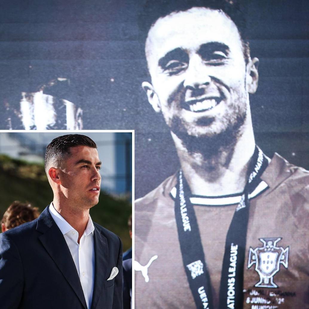 Cristiano Ronaldo estuvo presente junto con sus compañeros en el último homenaje a su compañero Diogo Jota, luego de reunirse por una convocatoria de Portugal. FOTO: Redes sociales @selecaoportugal