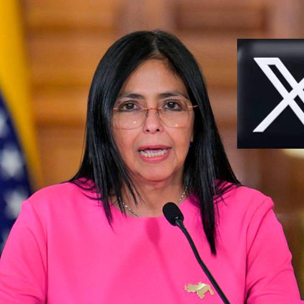 La presidenta interna Delcy Rodríguez fue una de las primera en pronunciarse en X tras el bloqueo de la red social en Venezuela durante más de un año. Fotos: Getty Images