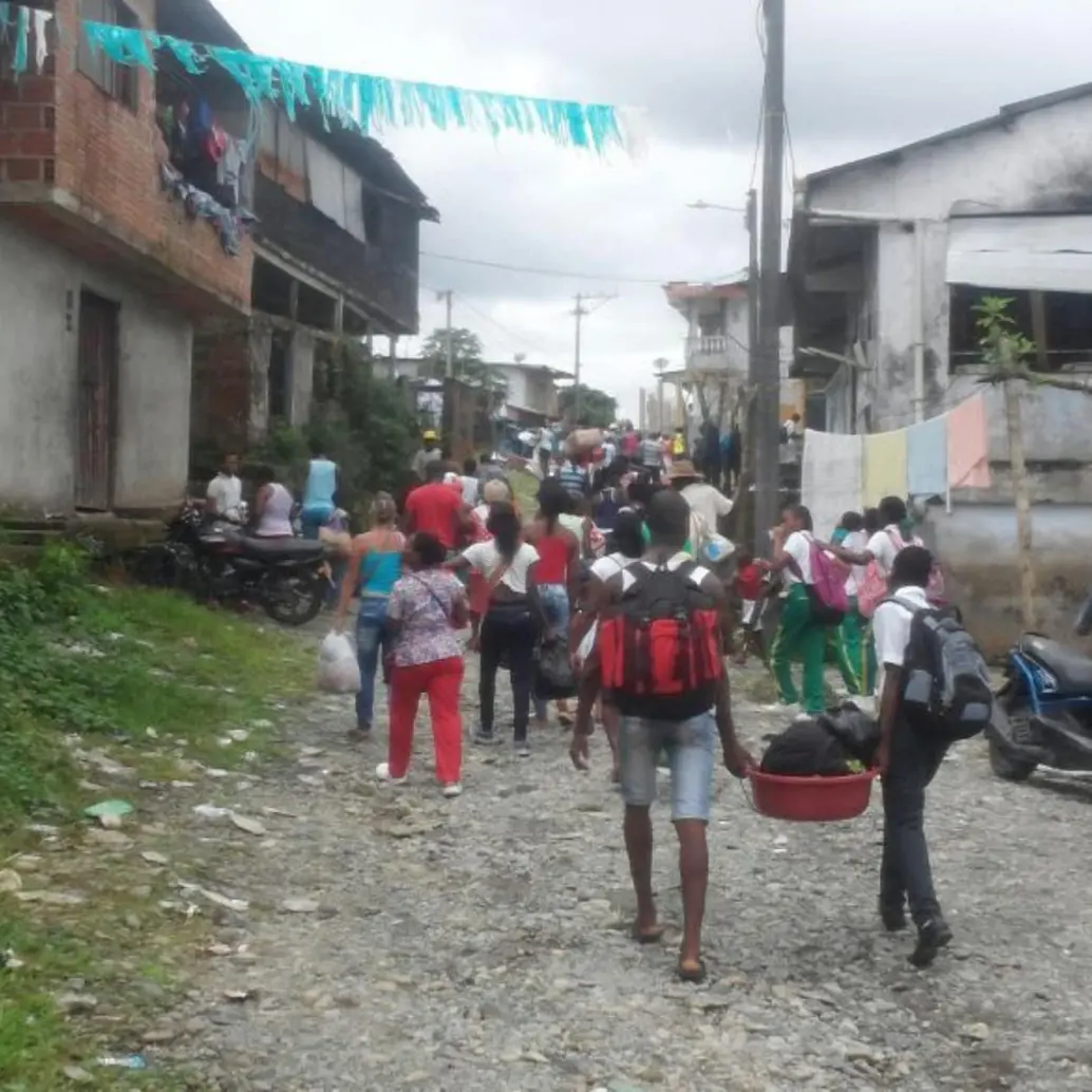 La Defensoría dio a conocer las cifras del desplazamiento en Colombia. Foto: Colprensa