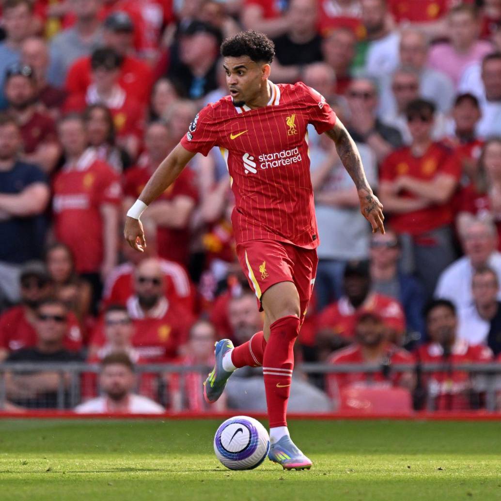 Luis Díaz jugó 36 de los 38 partidos de la pasada Premier League donde salió campeón el Liverpool. Foto: Getty Images