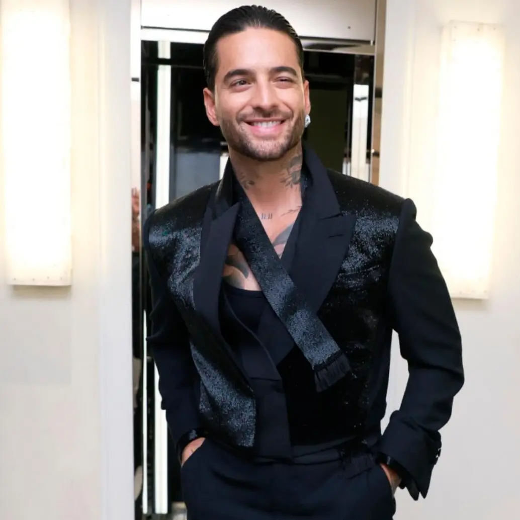 Maluma llegó a la Met Gala vestido por su compatriota Haider Ackermann. FOTO Getty
