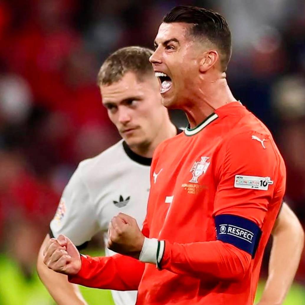 Cristiano Ronaldo llegó a 137 goles con la Selección de Portugal en su carrera profesional. Lleva 21 años celebrando con su equipo nacional. FOTO: TOMADA DEL X DE @Cristiano