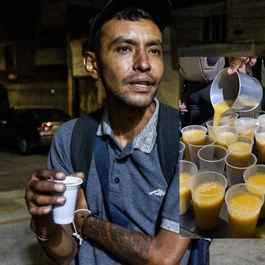 Uno de los habitantes de calle atendido por Aguapaneleros. FOTOS: JULIO HERRERA Y CORTESÍA