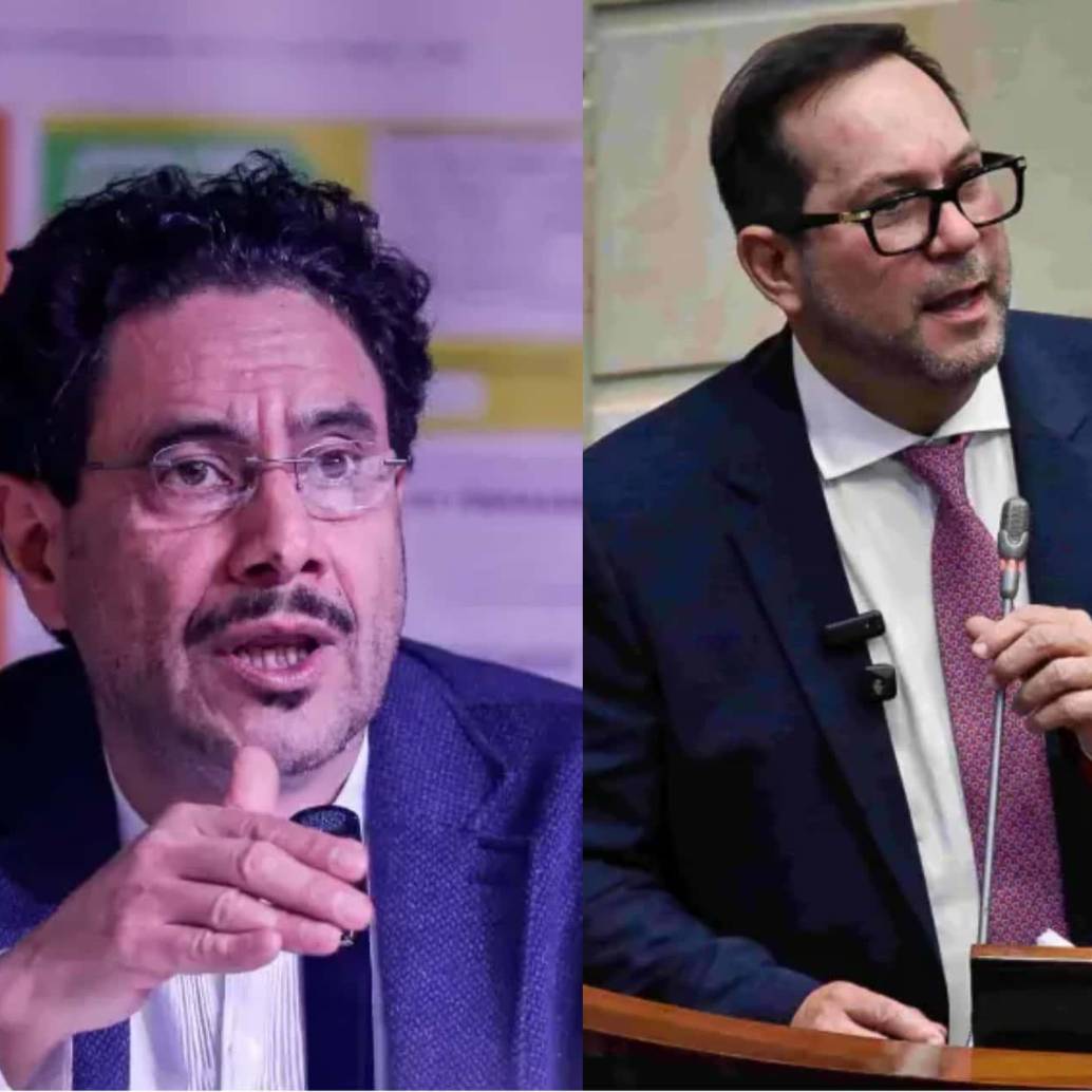 Iván Cepeda y Lidio García. Foto: Colprensa.