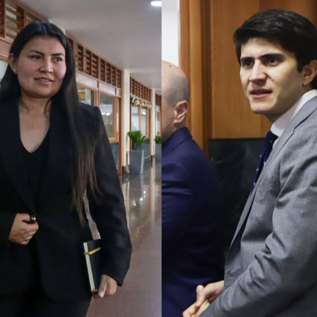 Karen Manrique y Wadith Manzur en juicio por presunta corrupción. Foto: Colprensa