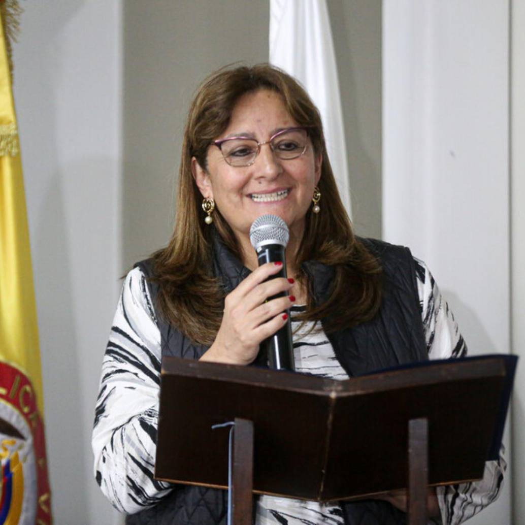 Ángela María Buitrago ocupará la cartera de Justicia hasta el próximo 1 de junio. Foto: Colprensa