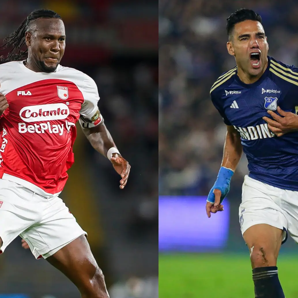 El delantero vallecaucano Hugo Rodallega, de 39 años, es el máximo goleador de la Liga 2025-1. El samario Radamel Falcao García, de la misma edad, ha figurado con Millonarios en los cuadrangulares. 