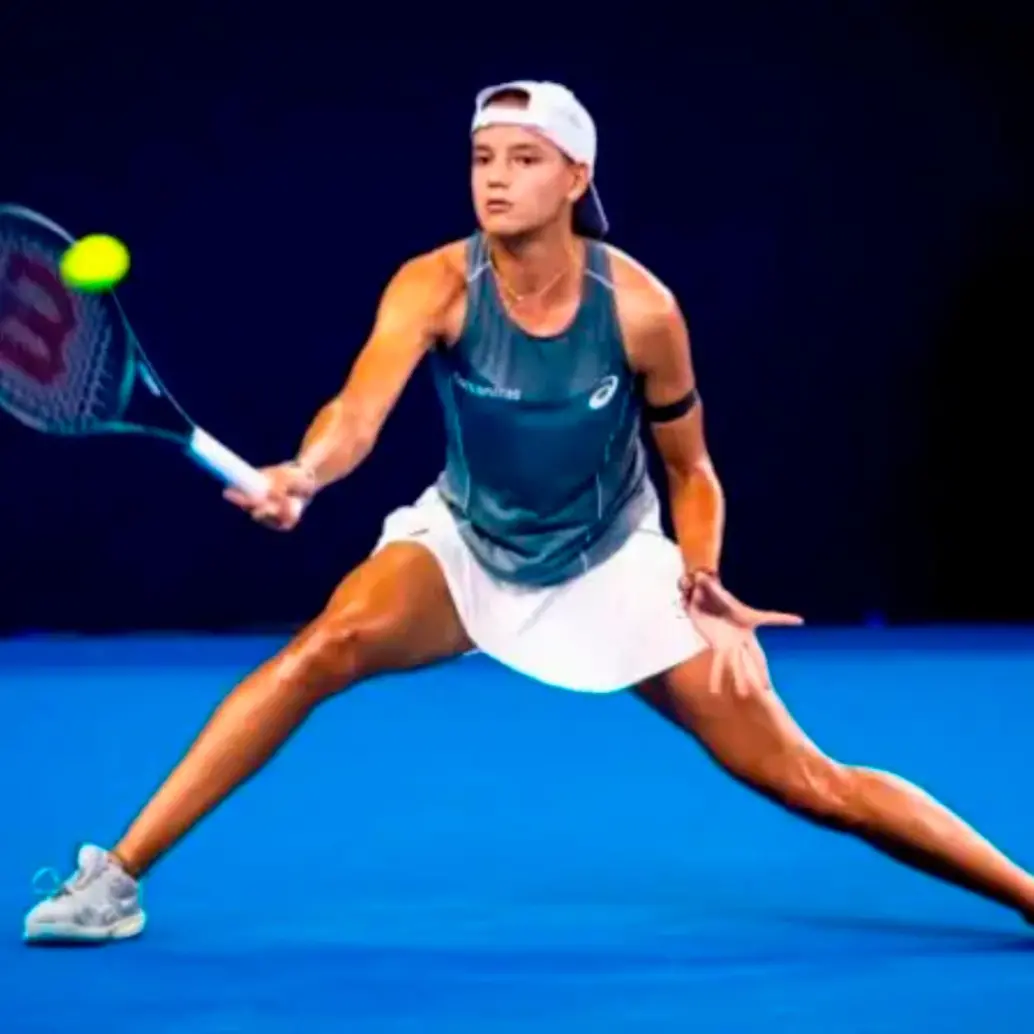 La tenista antioqueña Emiliana Arango es la mejor ubicada en el ranking de la WTA: se ubica en el puesto 51. Foto: Getty