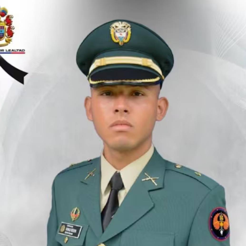La víctima mortal fue el subteniente Ronald Darío Bedoya Rivero. FOTO: EJÉRCITO NACIONAL.