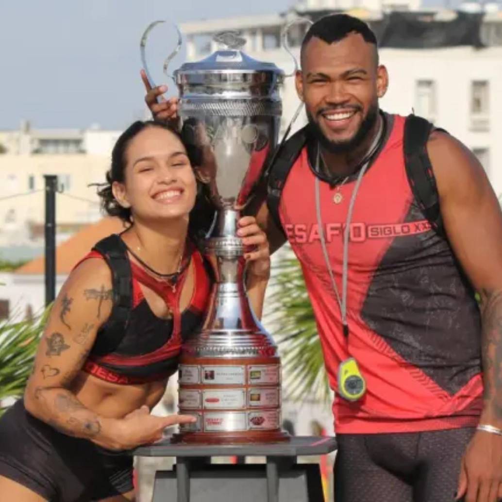 Anthony Zambrano y su refuerzo Miryan se coronaron como ganadores del famoso reality Desafío Siglo XXI, siendo la edición más larga de la historia. FOTO: Cortesía Caracol y redes sociales Anthony Zambrano 