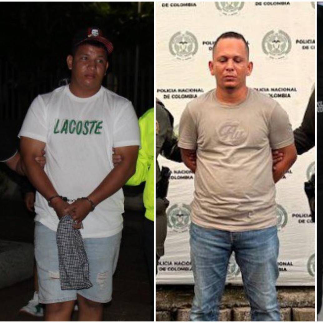 Los detenidos fueron identificados como Deiver Jair Rodríguez Burgos, Wilfrido Rafael Arroyo Fernández y Katherine Paola Quiroz Rodríguez. FOTO: Fiscalía General de la Nación