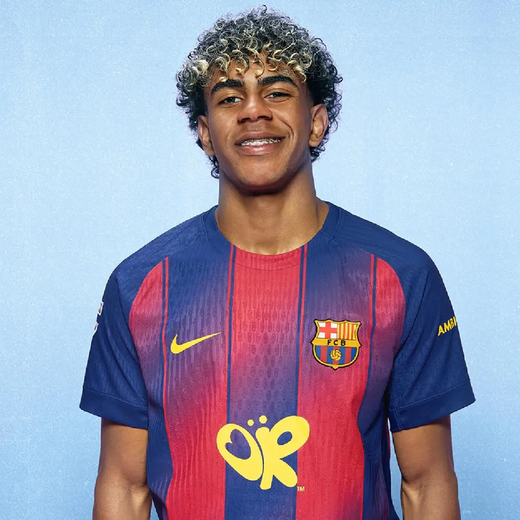 La camiseta del FC Barcelona para El Clásico del 10 de mayo lucirá el logo OR de Olivia Rodrigo, en el marco de la alianza entre el club y Spotify. FOTO cortesía Spotify