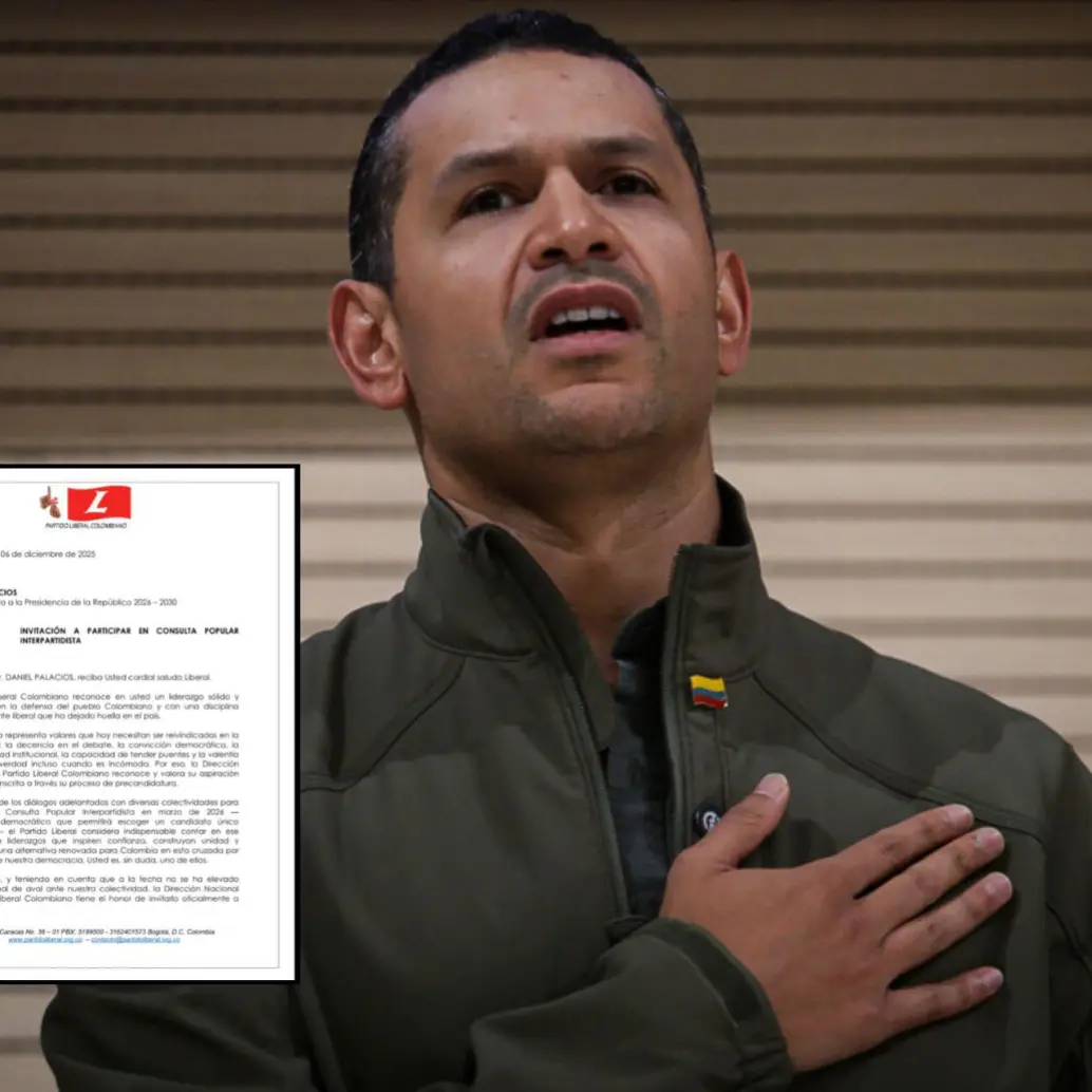 El exministro Daniel Palacios recibió una misiva del Partido Liberal para ser coavalado de cara a una consulta interpartidista en marzo. Fotos: Colprensa y Partido Liberal 