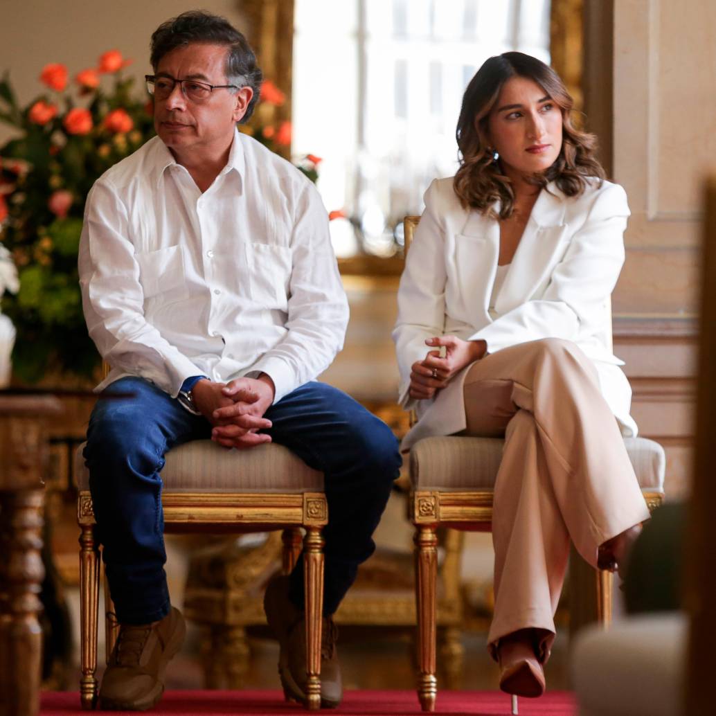 El presidente Gutavo Petro señaló a Laura Sarabia de mentir sobre las hojas de vida recibidas para los cargos de interventores en EPS. FOTO: Colprensa