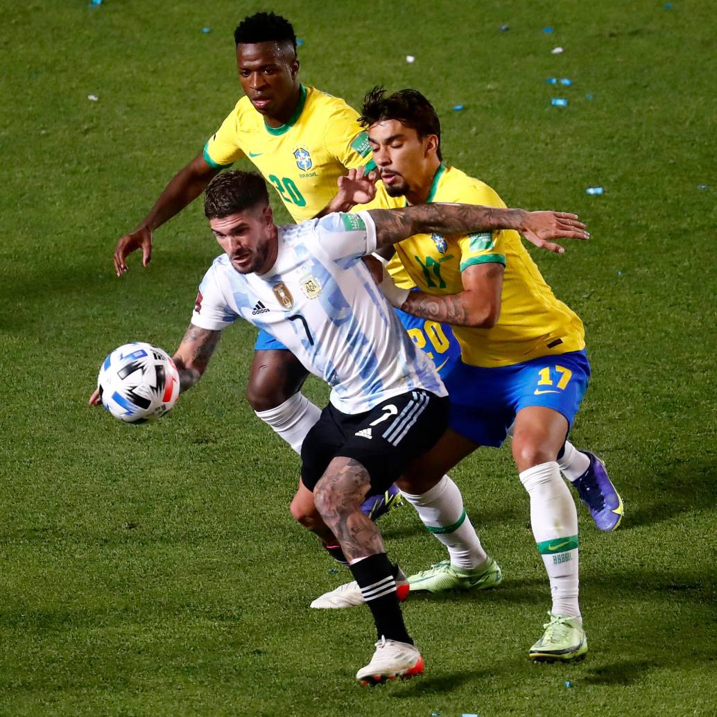 Imágenes de la final de la Copa América de 2021 en la que Argentina venció a Brasil en su casa con un tanto de Ángel Di María. FOTO GETTY