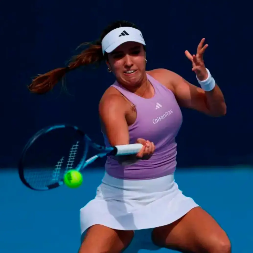 La tenista colombiana Camila Osorio, de 23 años, tuvo un buen desempeño en el Abierto de China. FOTO: Getty