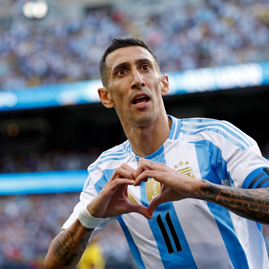 Ángel Di María ha marcado 224 goles, entre clubes y selección nacional, durante su carrera profesional. FOTO: AFP